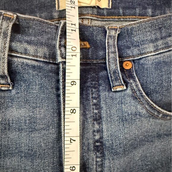 Madewell Cali Demi Boot Jeans Size 24 Mid Rise Bootcut Stretch Denim - Picture 9 of 14